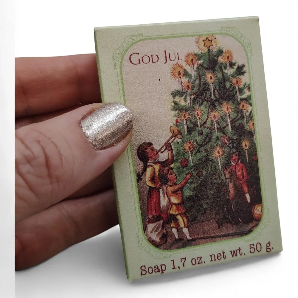Victoria Swedish God Jul Soap • Christmas Bar • Made‎ in Sweden • New in Box